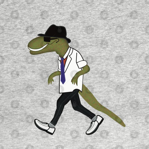 Crocodile wearing a Fedora by FlippinTurtles